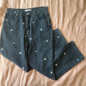 Pacsun Black Daisy Jeans